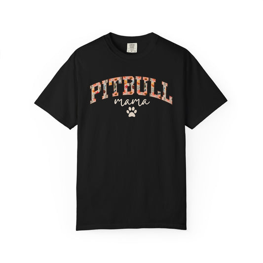 Floral Pitbull Mama Shirt