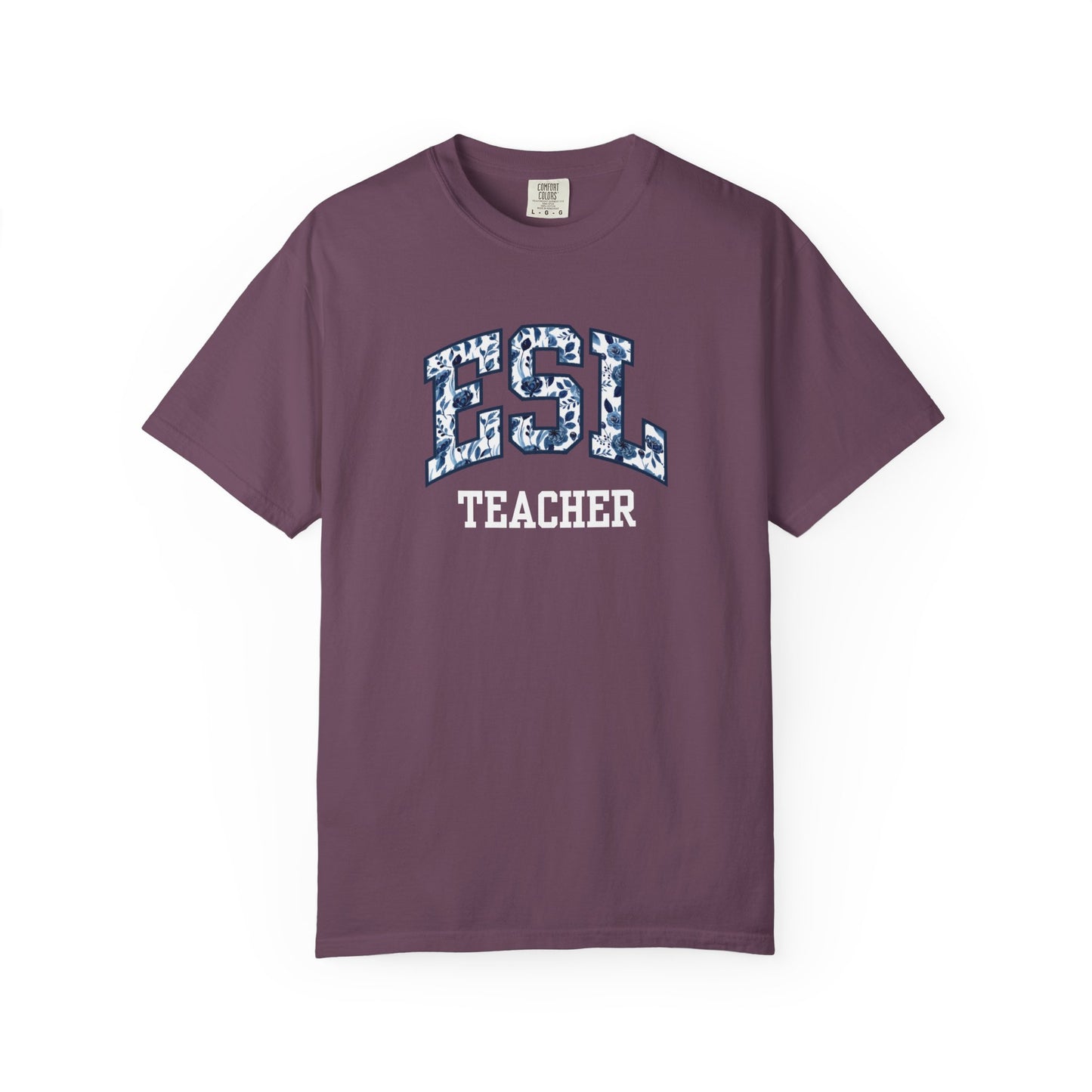 Floral ESL Teacher Shirt