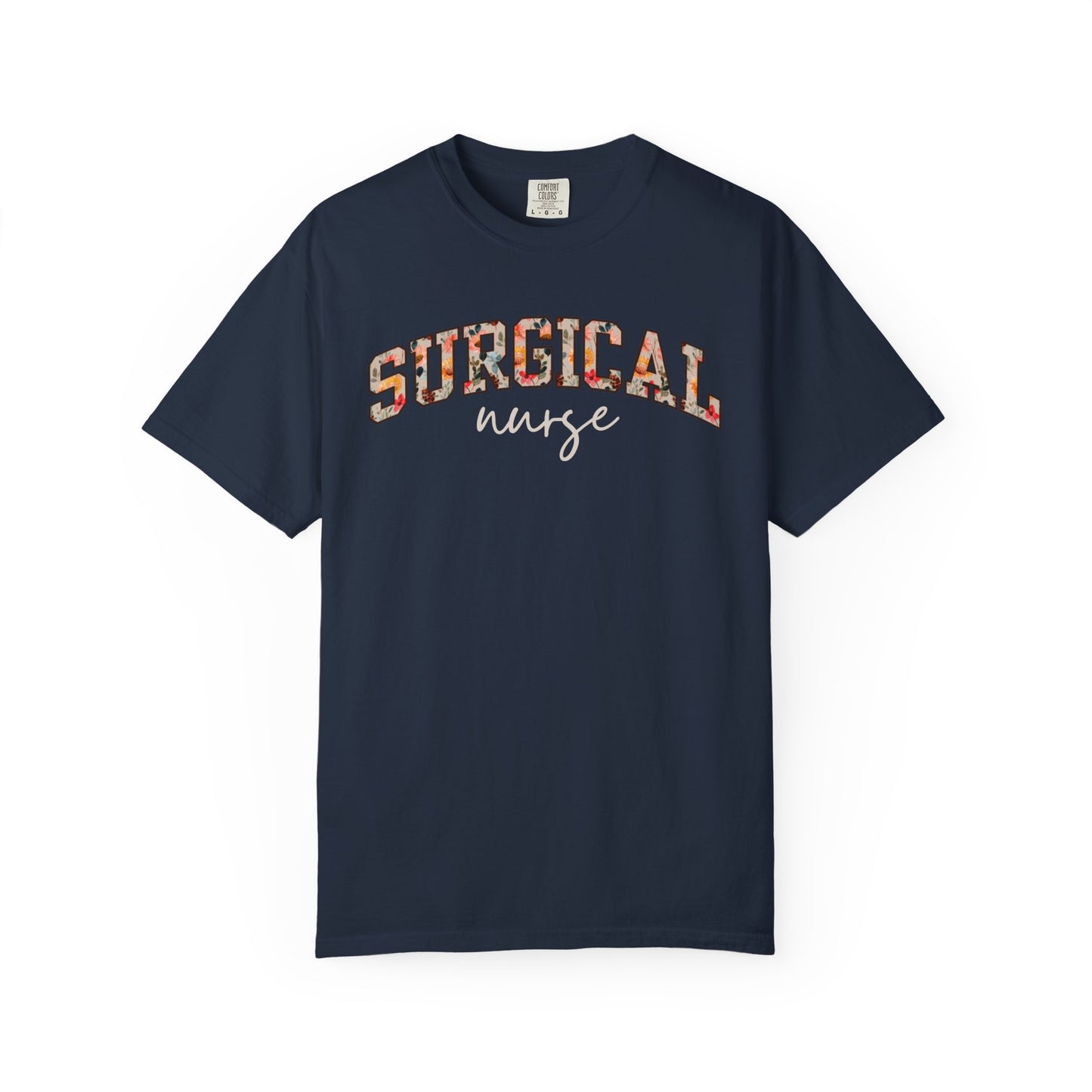 Floral Surgical Nurse Shirt