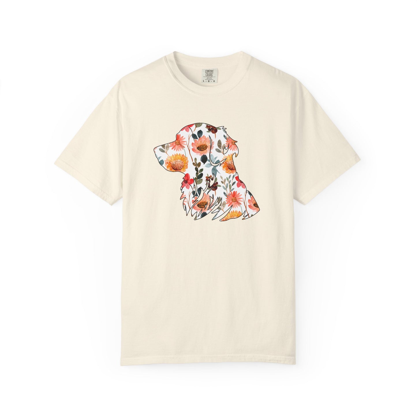 Floral Golden Retriever Shirt