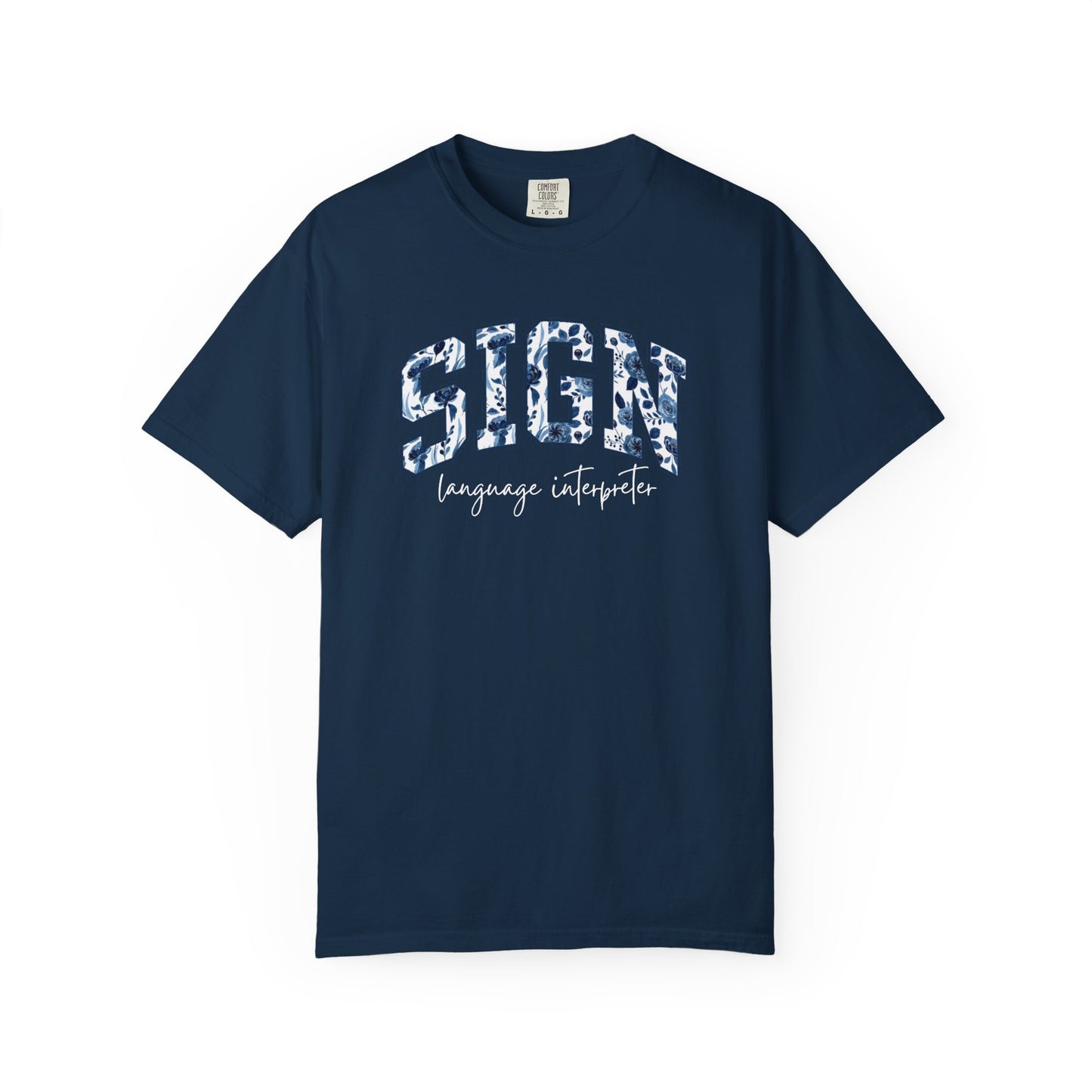 Floral Sign Language Interpreter Shirt