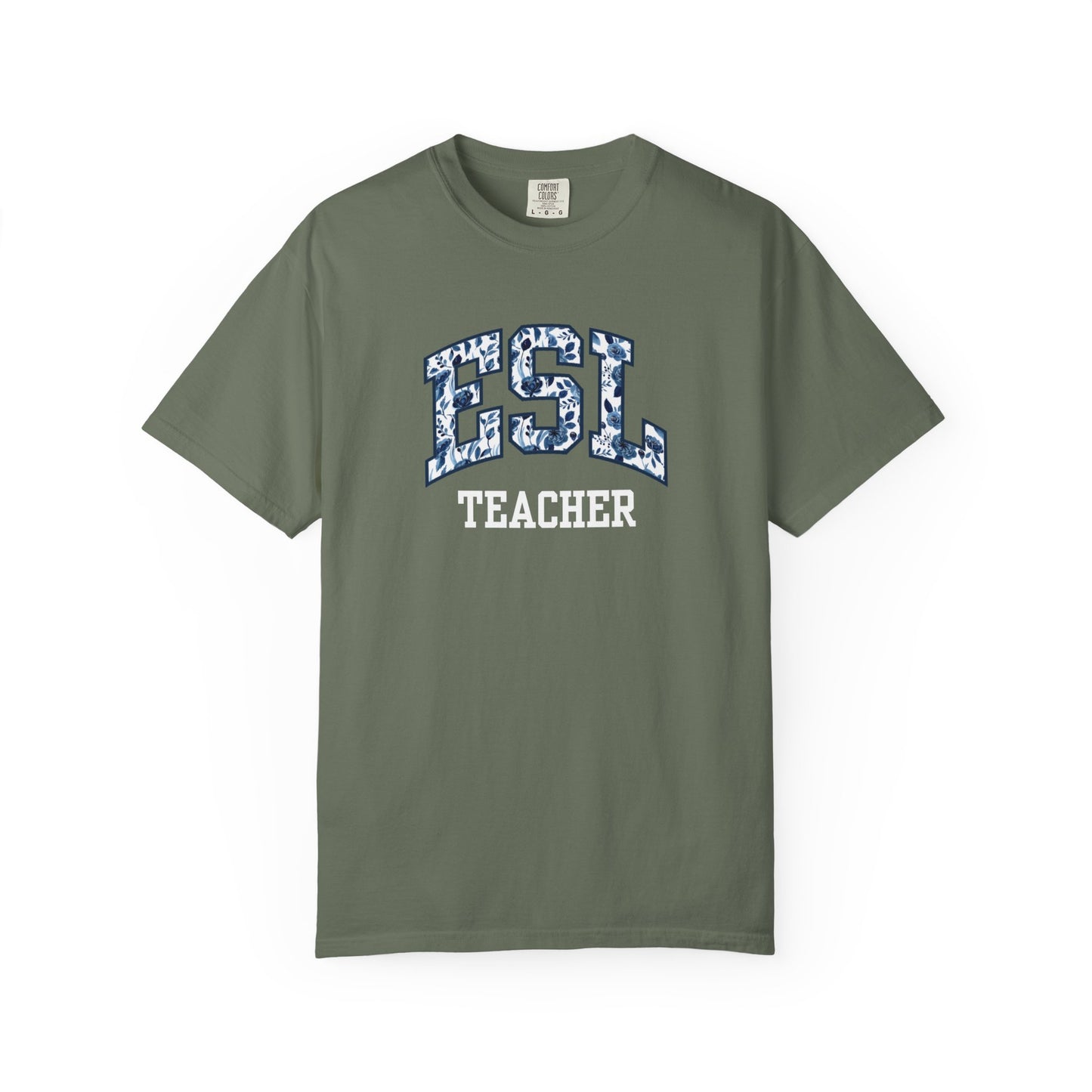Floral ESL Teacher Shirt