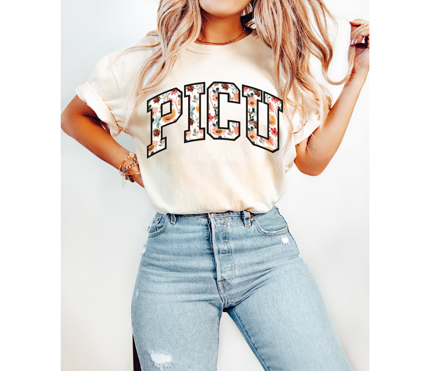 Floral PICU Shirt