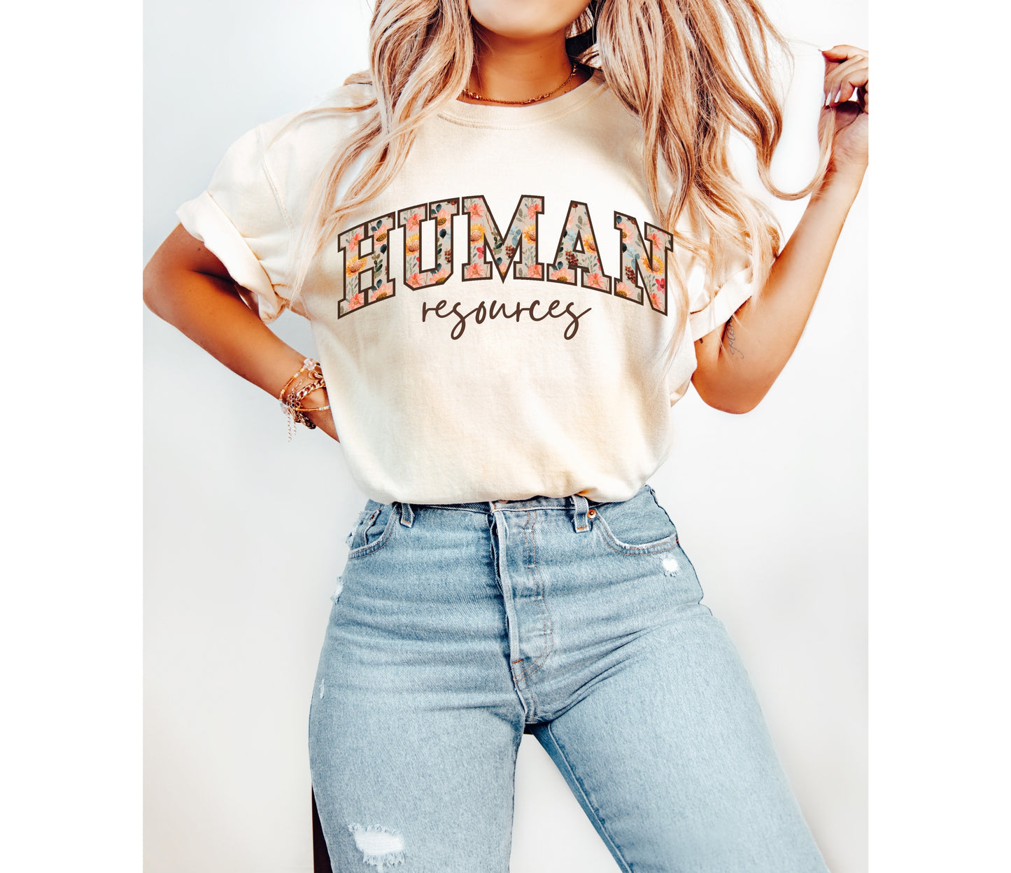Floral Human Resources Shirt