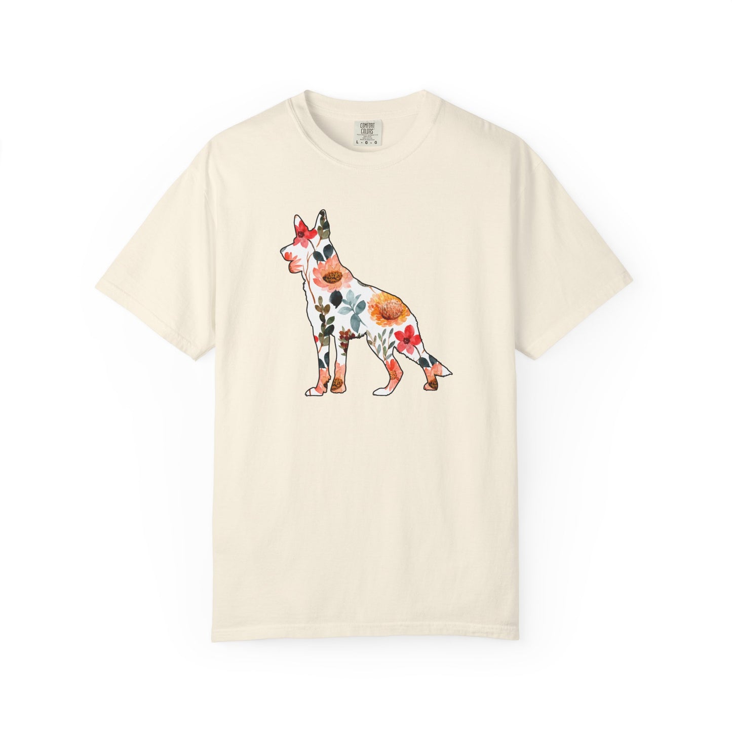 Floral German Shepherd Shirt