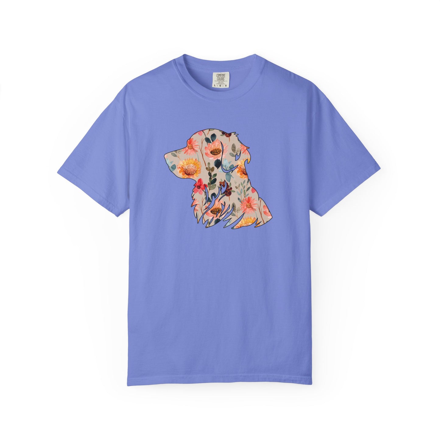 Floral Golden Retriever Shirt