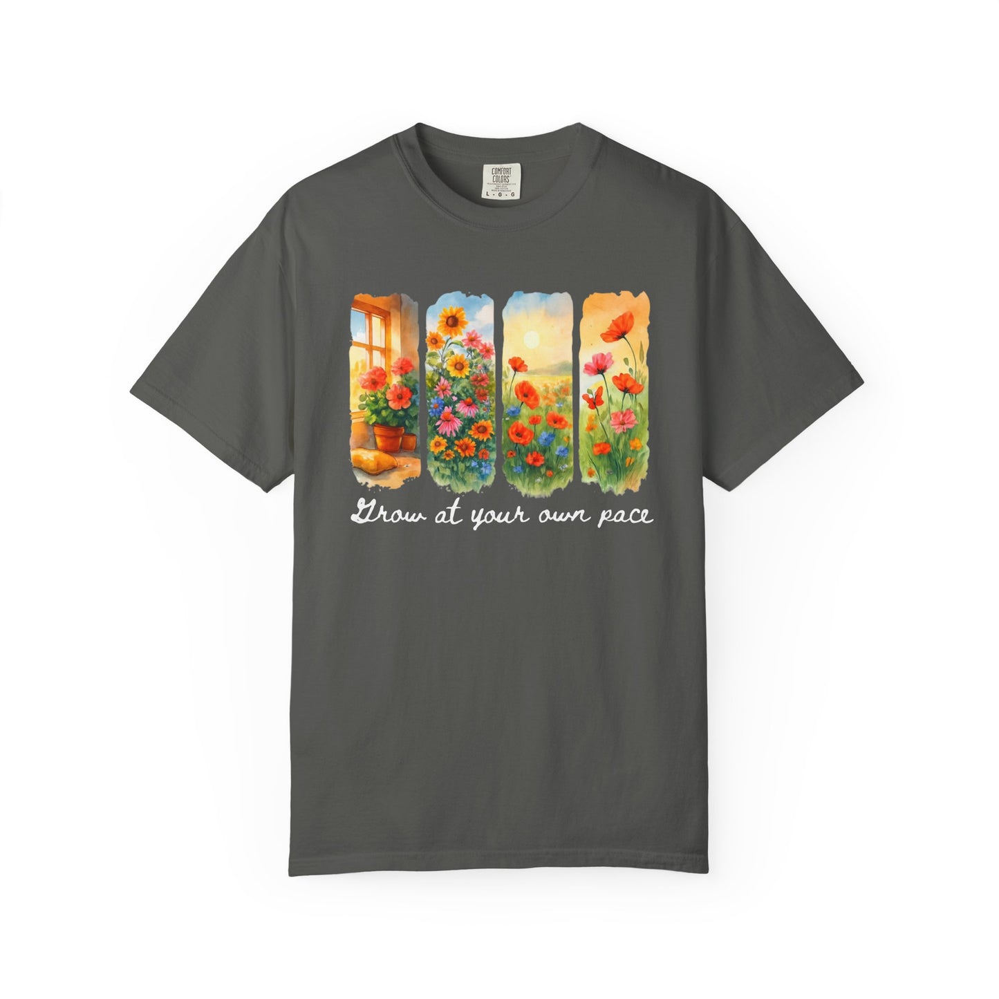 Floral Grow At Your Own Pace Shirt