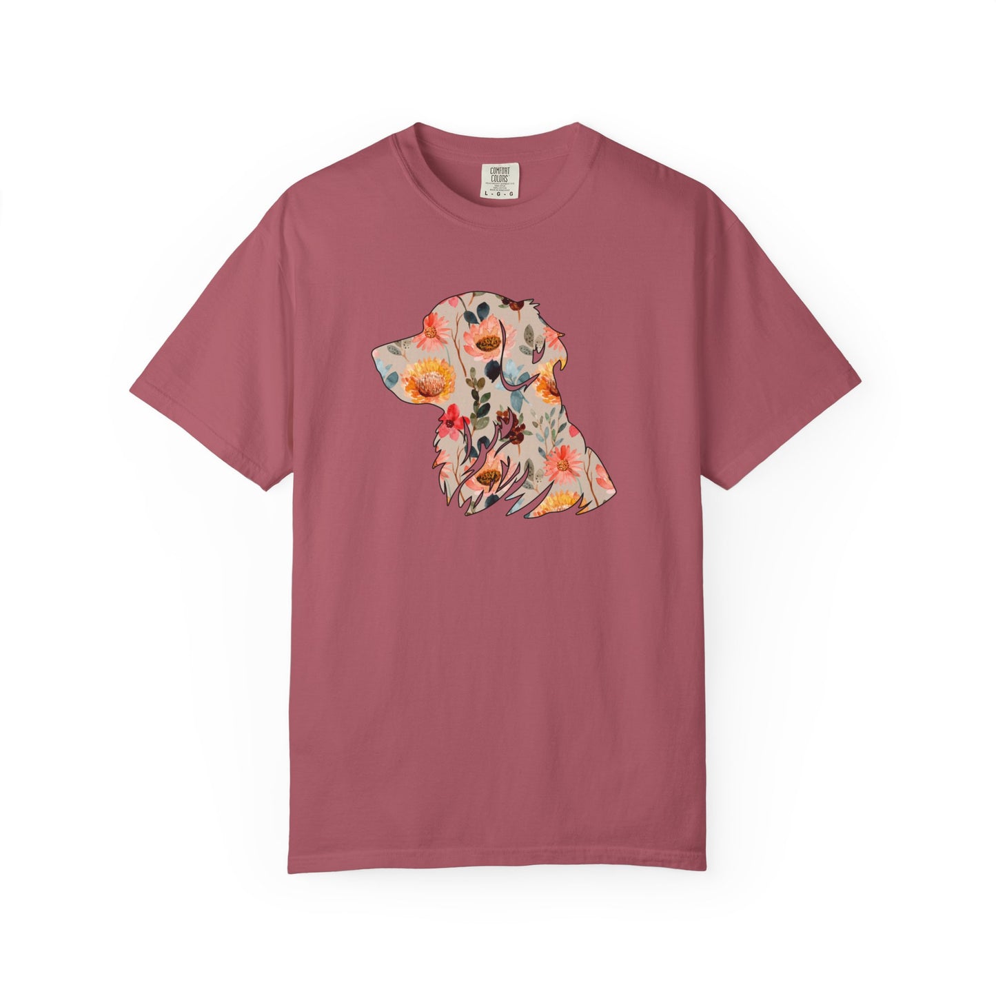 Floral Golden Retriever Shirt