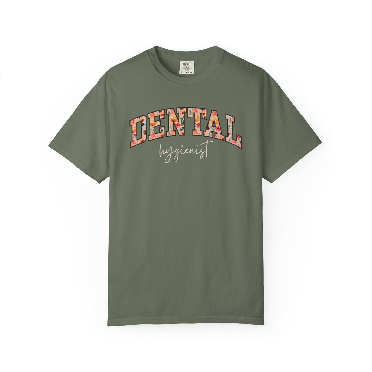 Floral Dental Hygienist Shirt