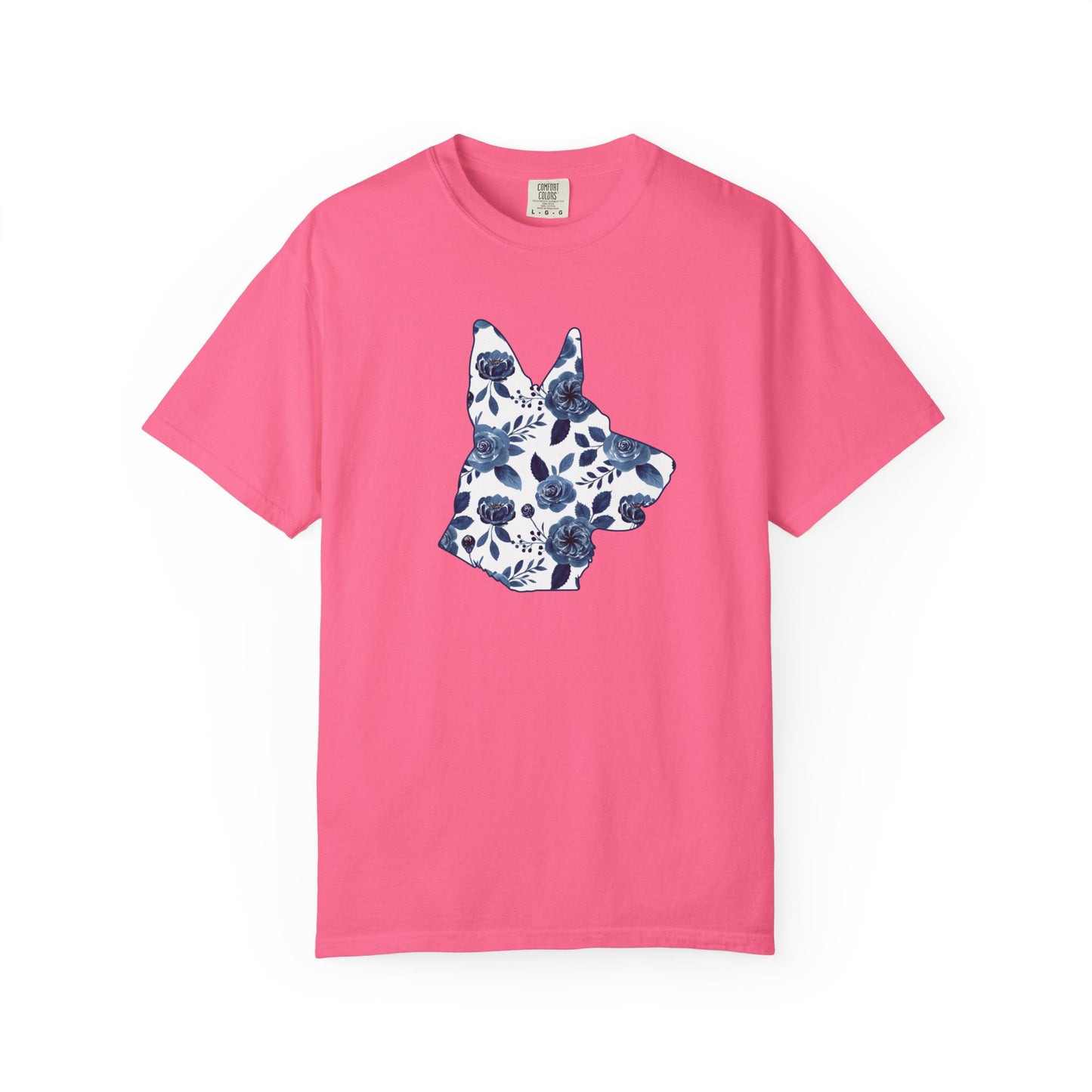 Floral German Shepherd Shirt