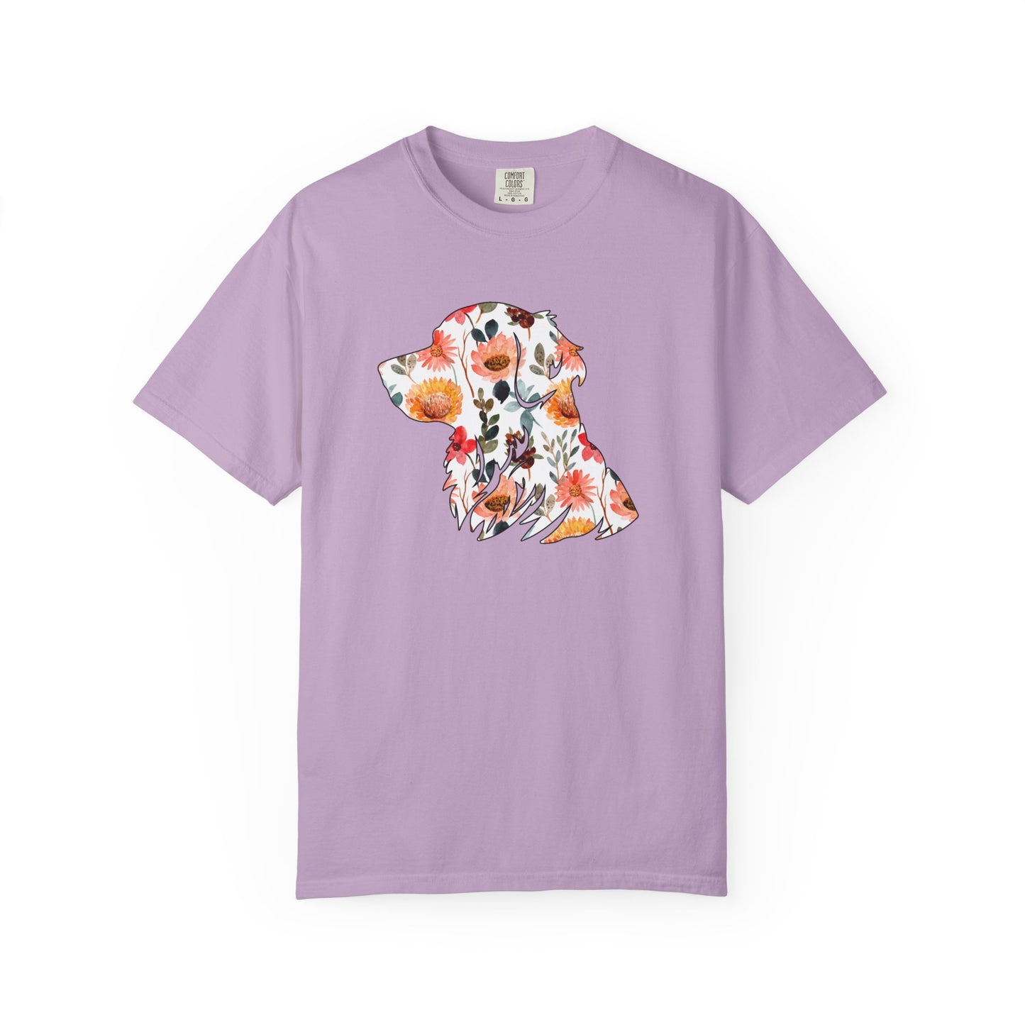 Floral Golden Retriever Shirt