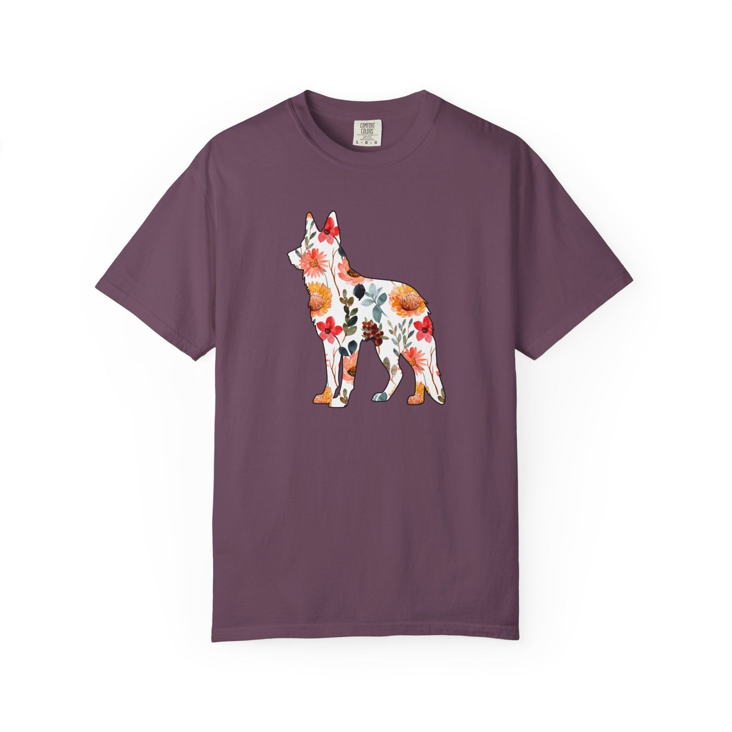 Floral German Shepherd Shirt