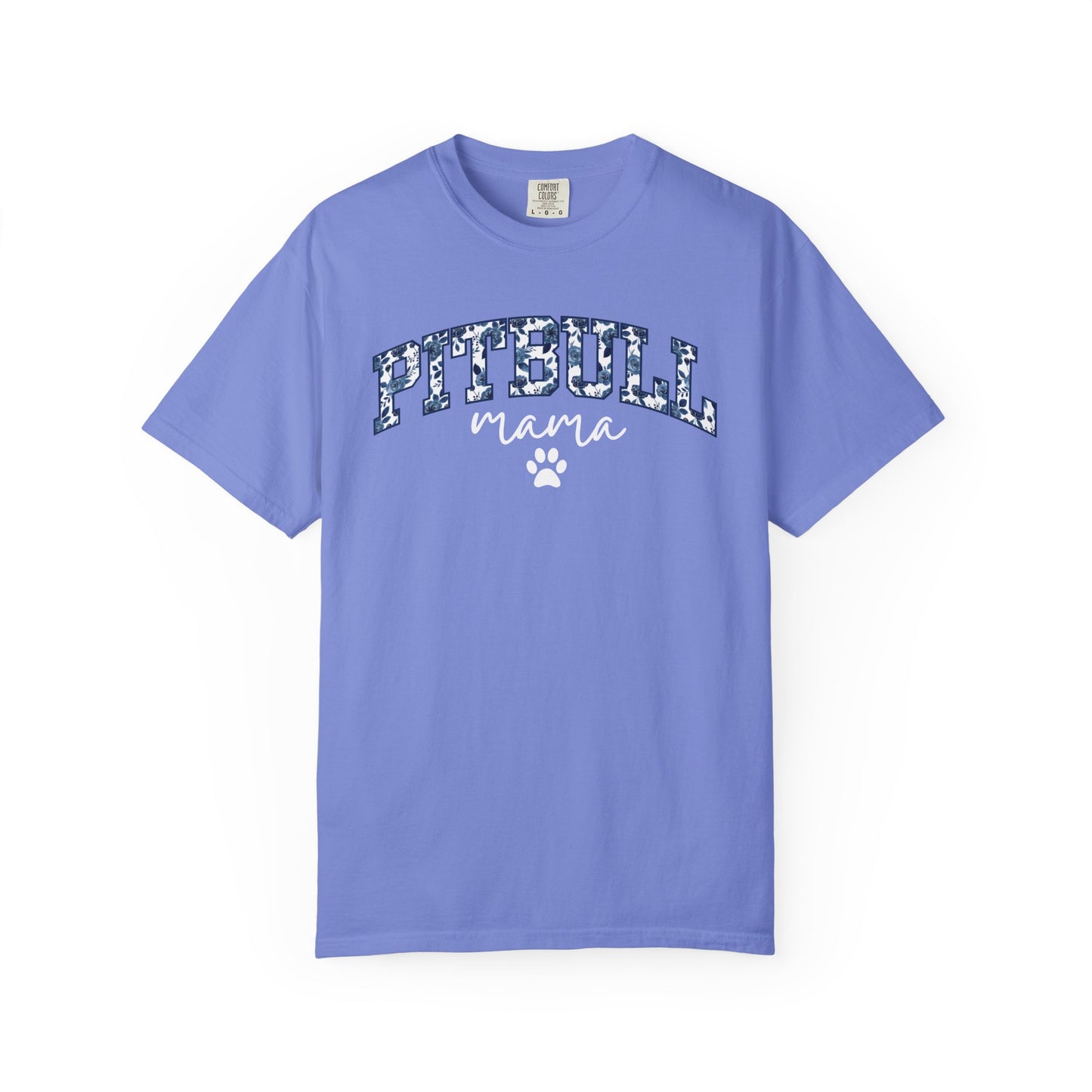Floral Pitbull Mama Shirt