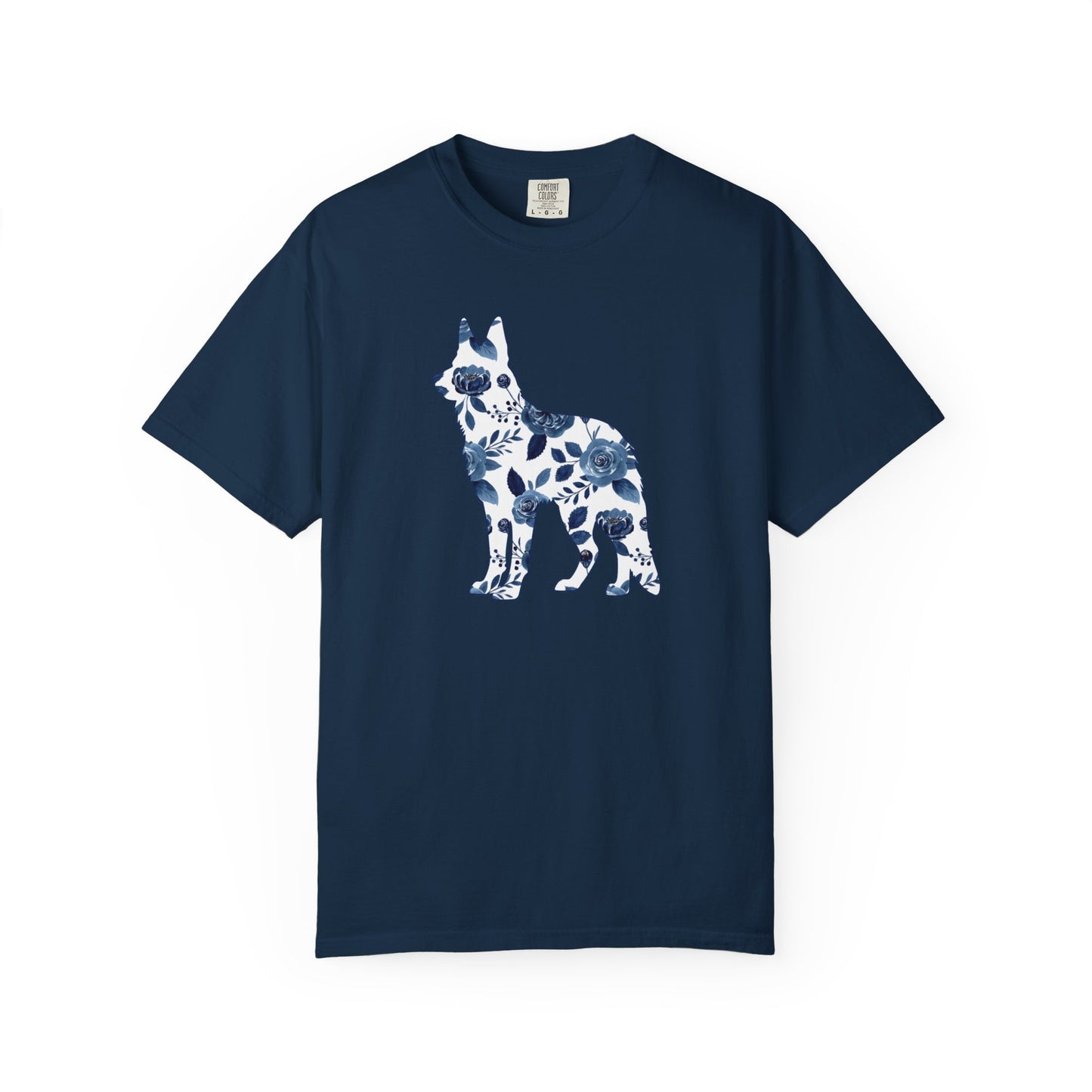 Floral German Shepherd Shirt