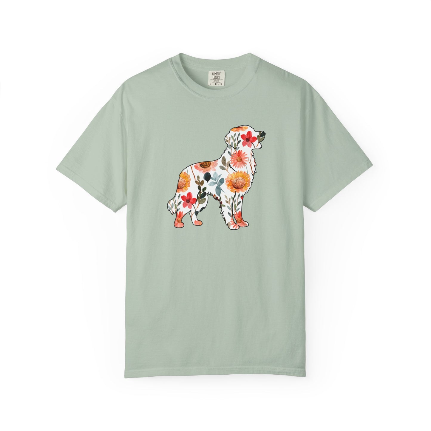 Floral Golden Retriever Shirt