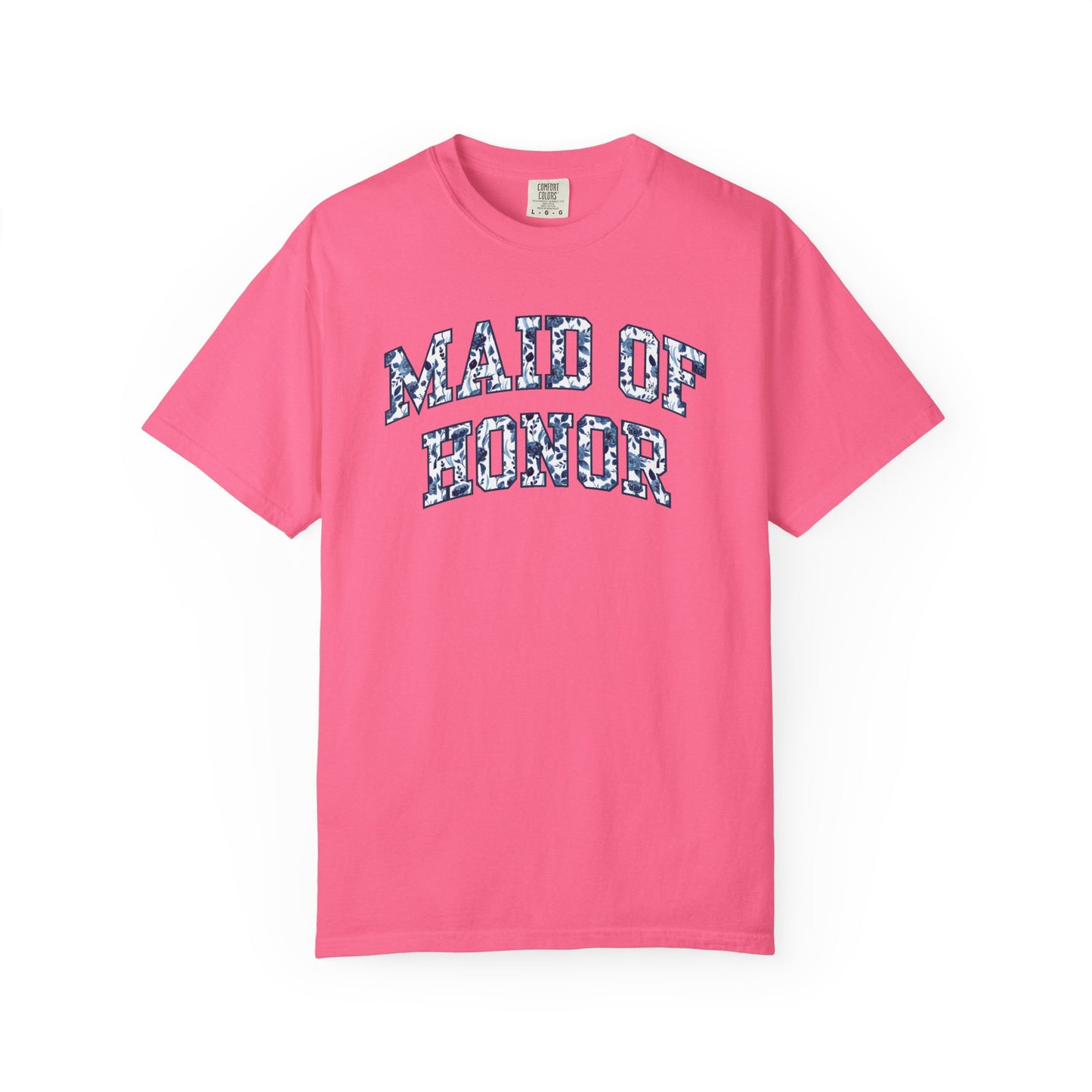Floral Maid of Honor Shirt
