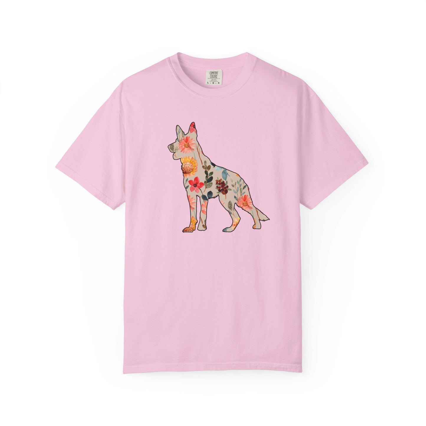 Floral German Shepherd Shirt