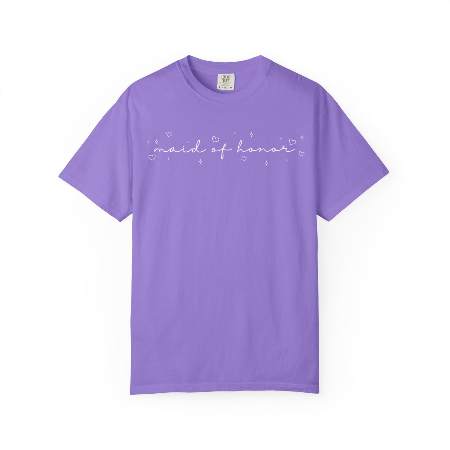 Maid of Honor Heart Sparkle Shirt