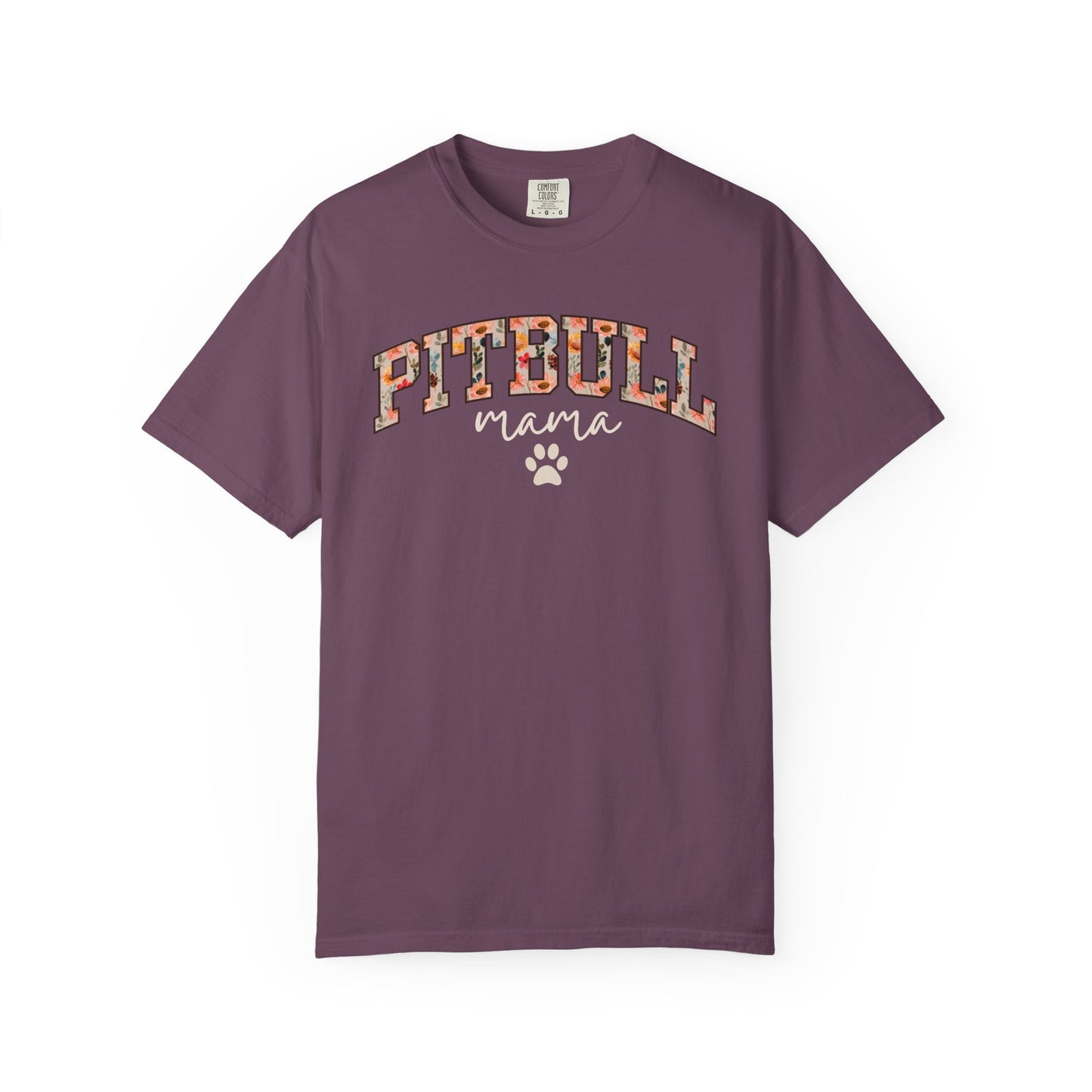 Floral Pitbull Mama Shirt