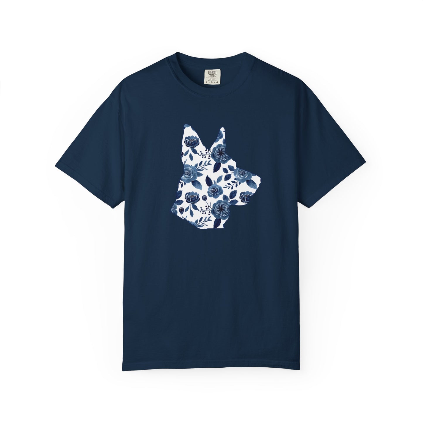 Floral German Shepherd Shirt