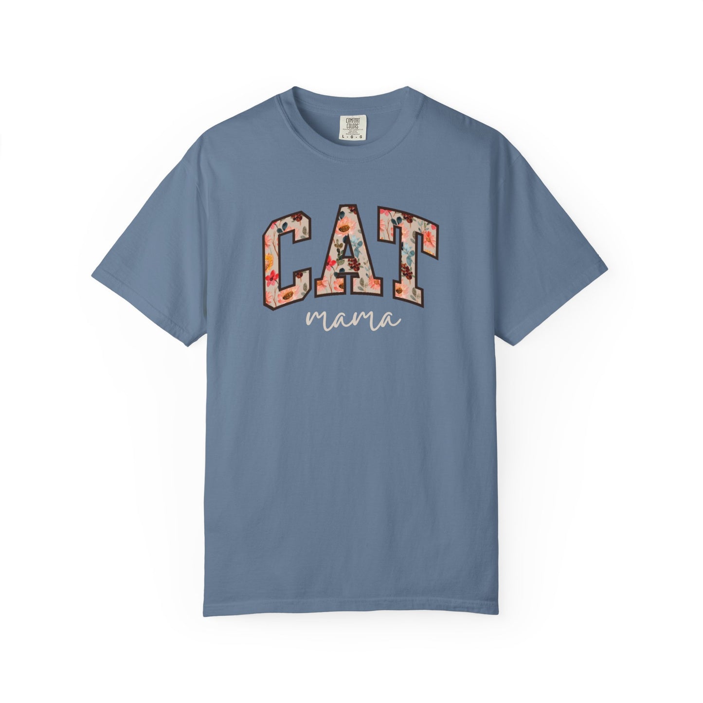 Floral Cat Mama Shirt
