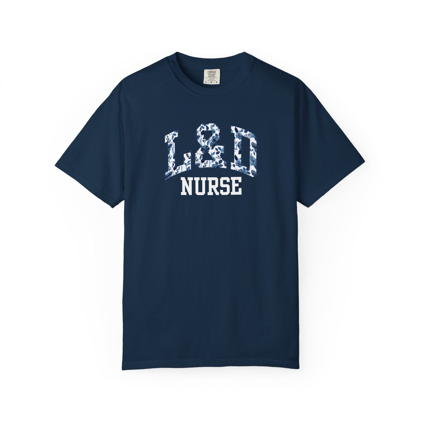 Floral L&D Nurse Shirt