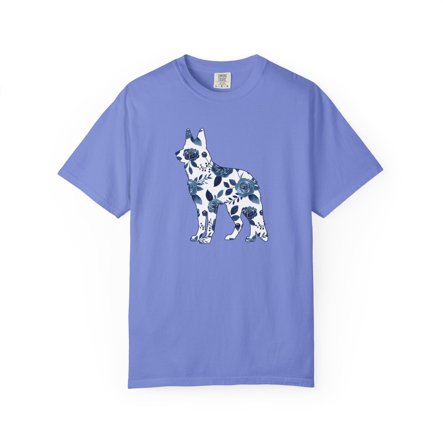 Floral German Shepherd Shirt