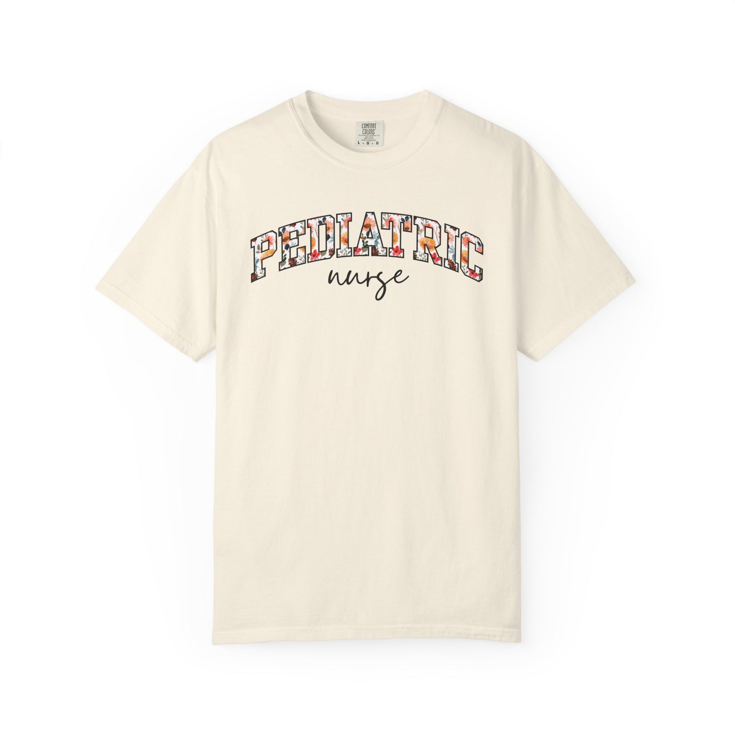 Floral Pediatric Nurse Shirt