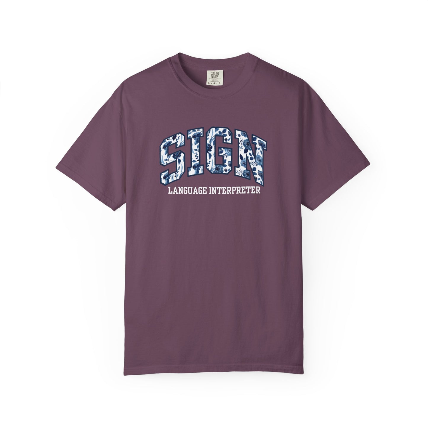 Floral Sign Language Interpreter Shirt