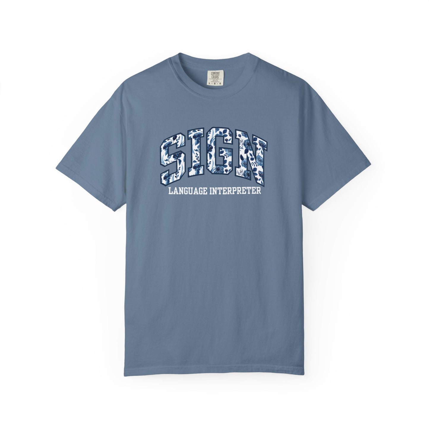 Floral Sign Language Interpreter Shirt