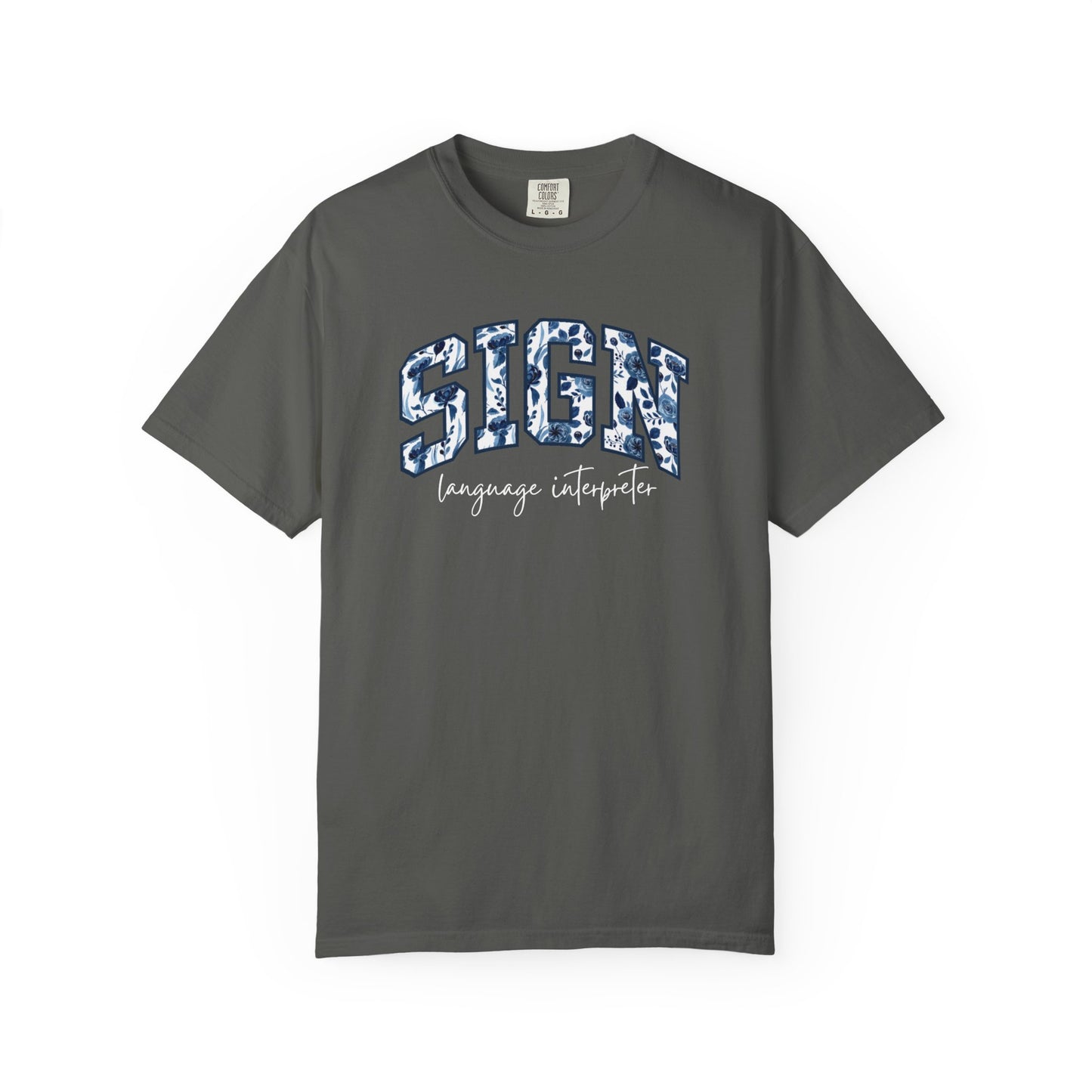 Floral Sign Language Interpreter Shirt