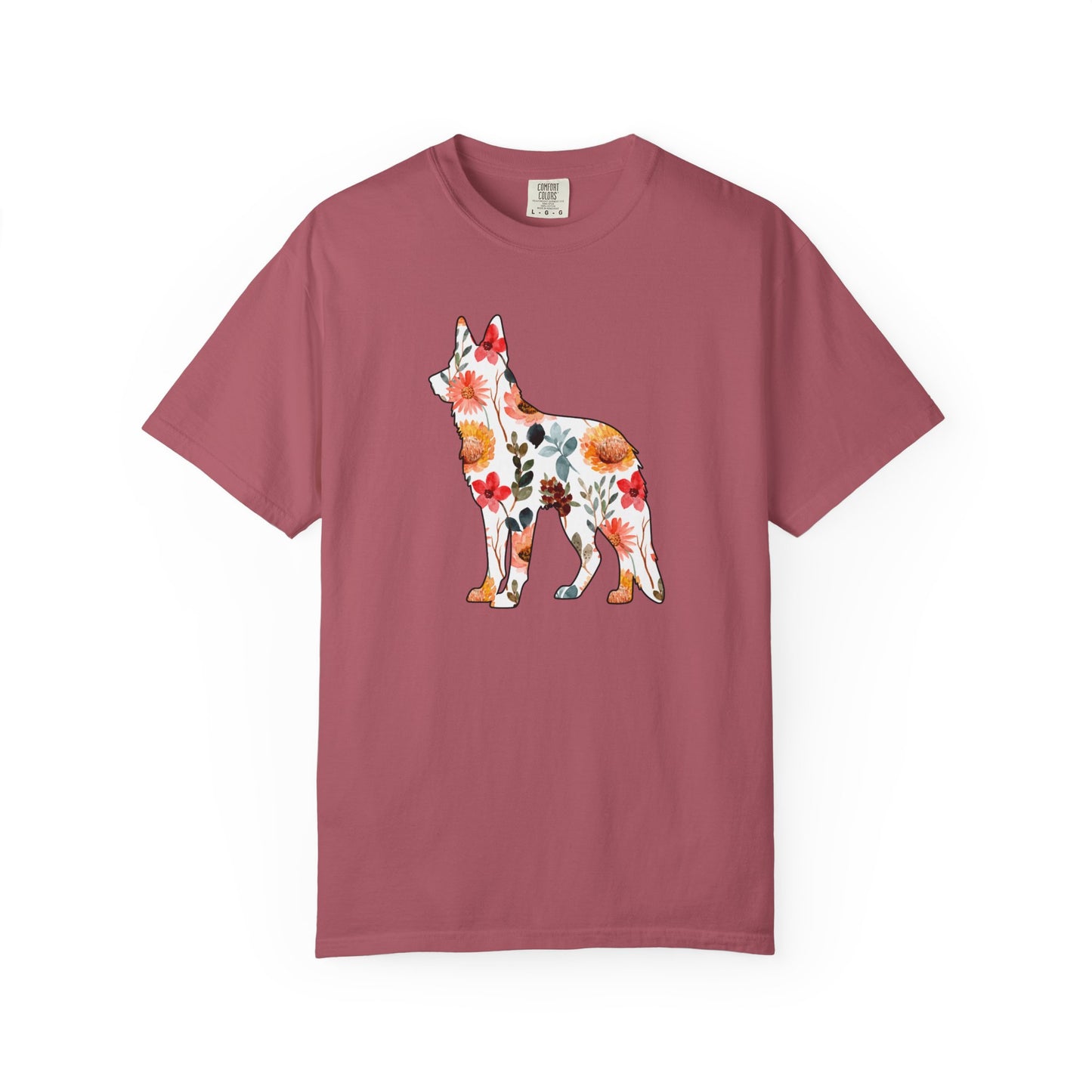 Floral German Shepherd Shirt