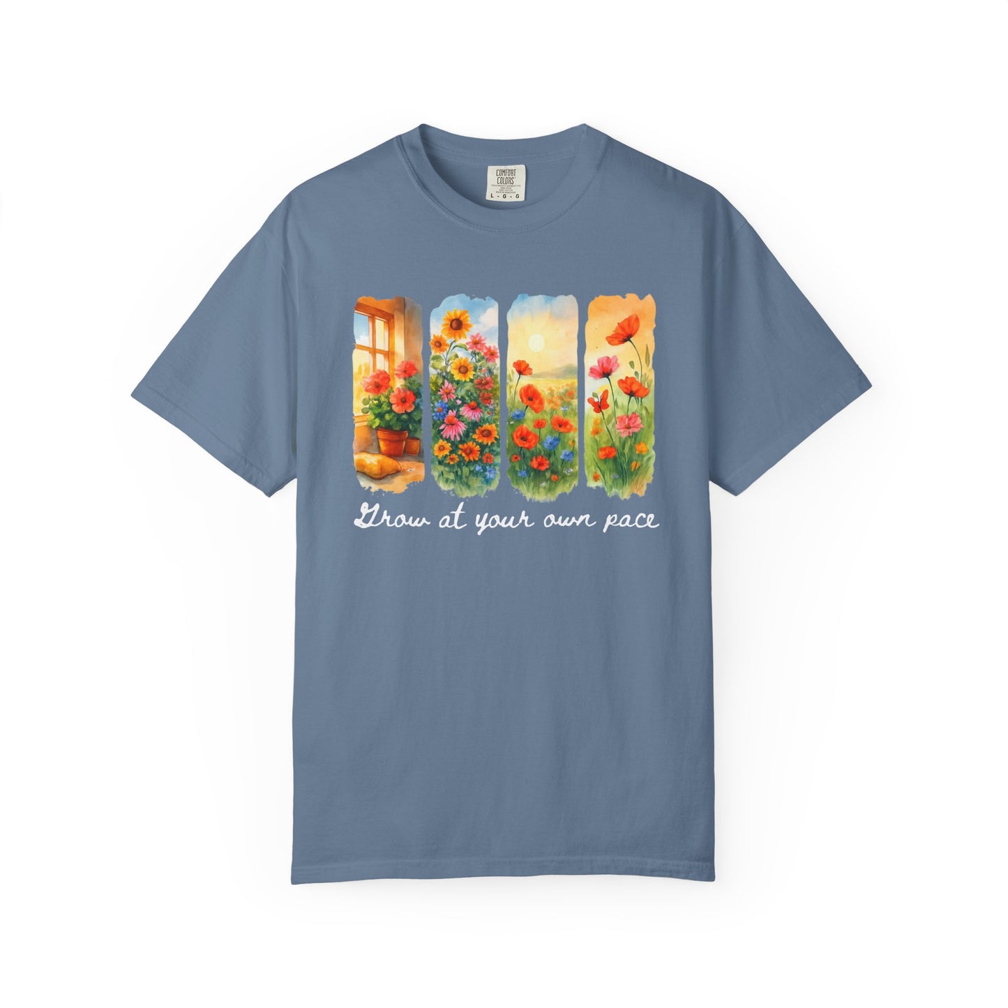 Floral Grow At Your Own Pace Shirt