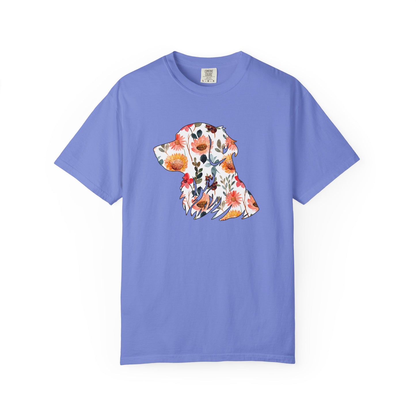 Floral Golden Retriever Shirt