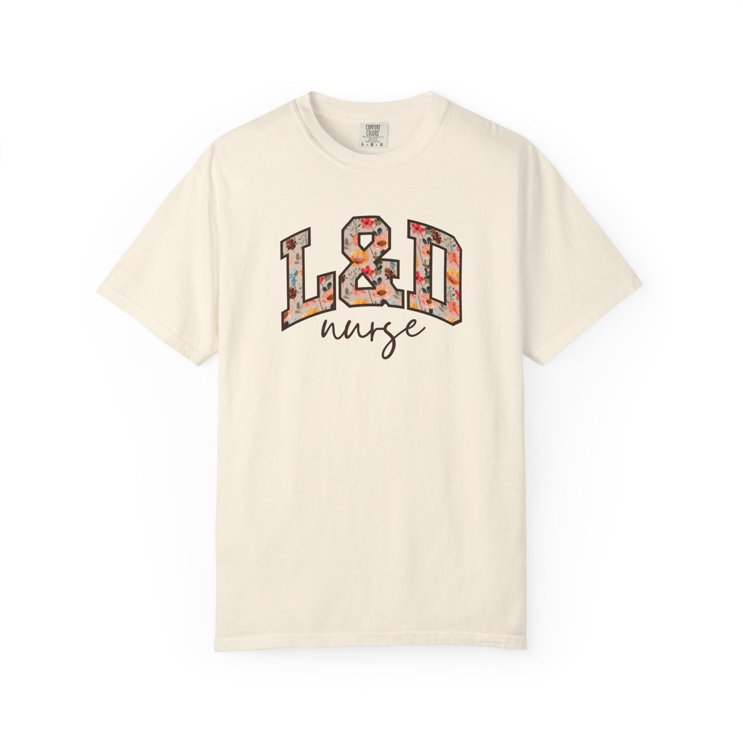 Floral L&D Nurse Shirt