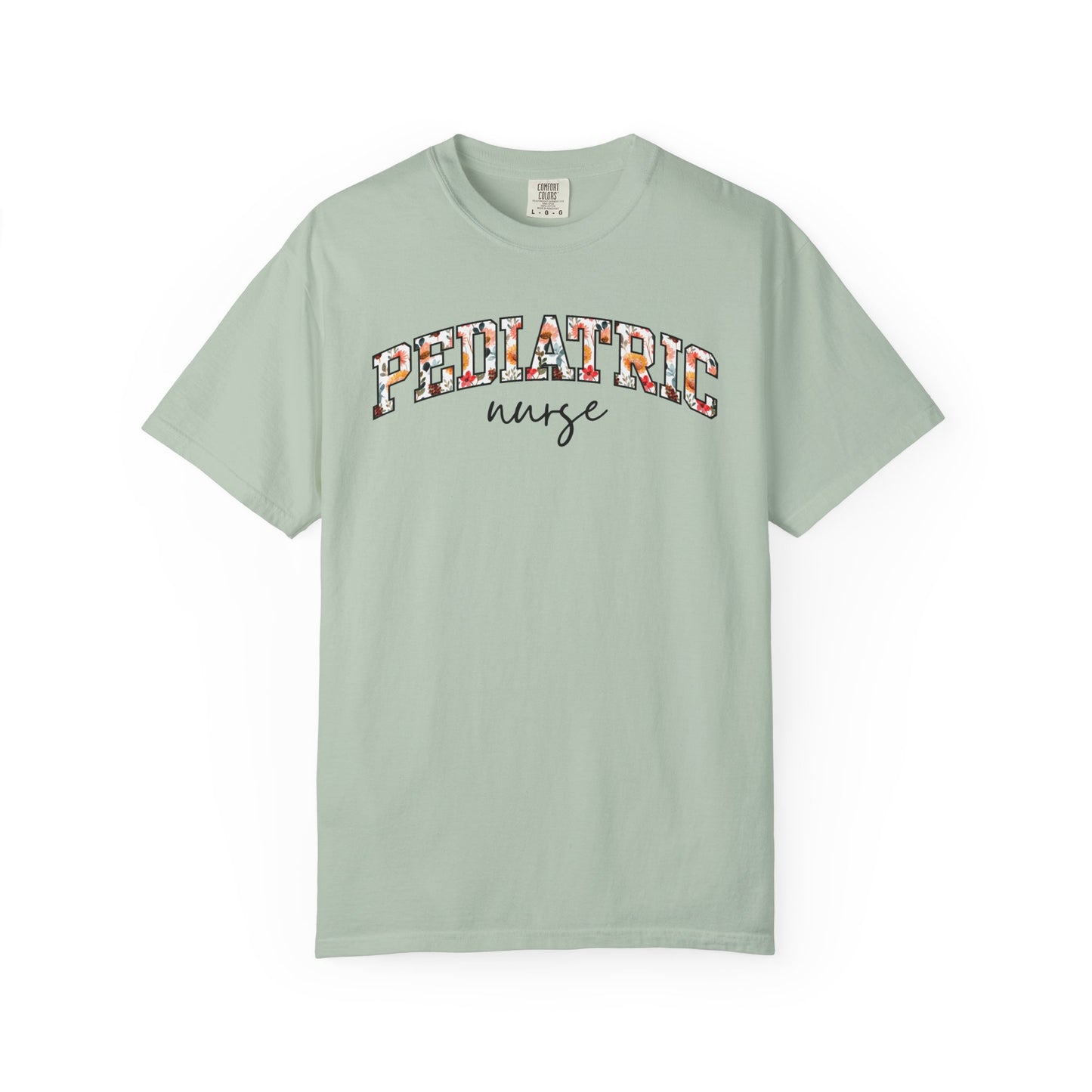 Floral Pediatric Nurse Shirt