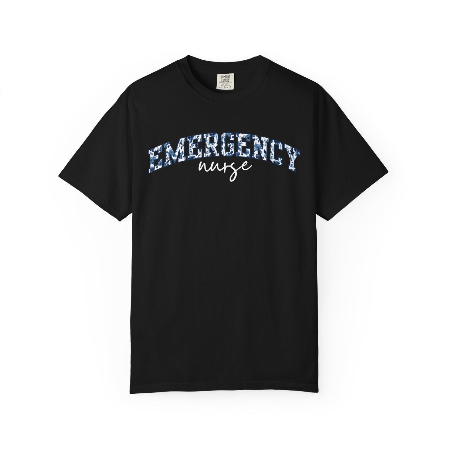 Floral Emergency Nurse Shirt