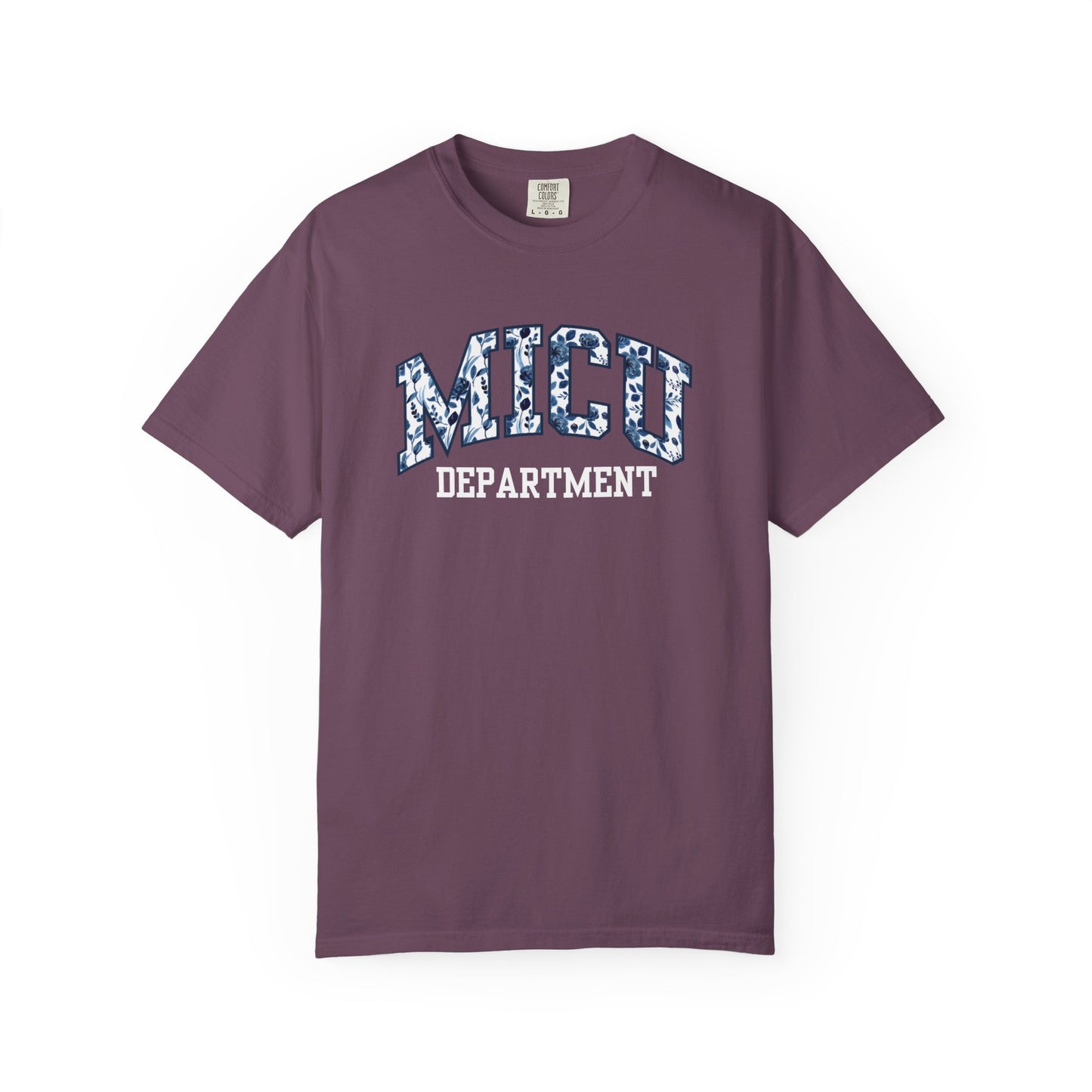 Floral MICU Department Shirt