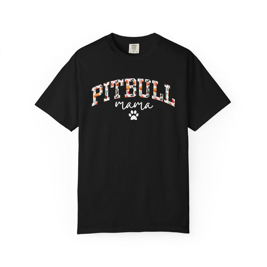 Floral Pitbull Mama Shirt