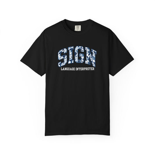 Floral Sign Language Interpreter Shirt