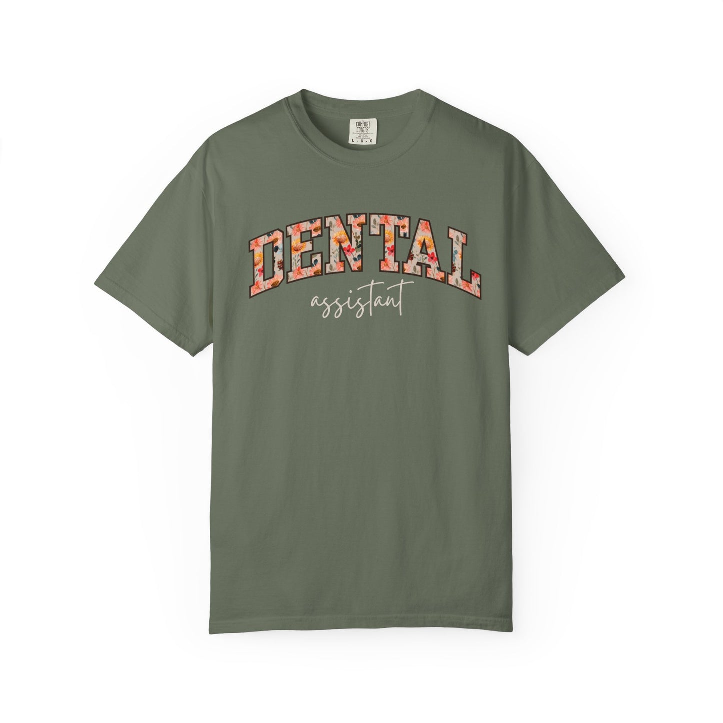 Floral Dental Assistant Shirt
