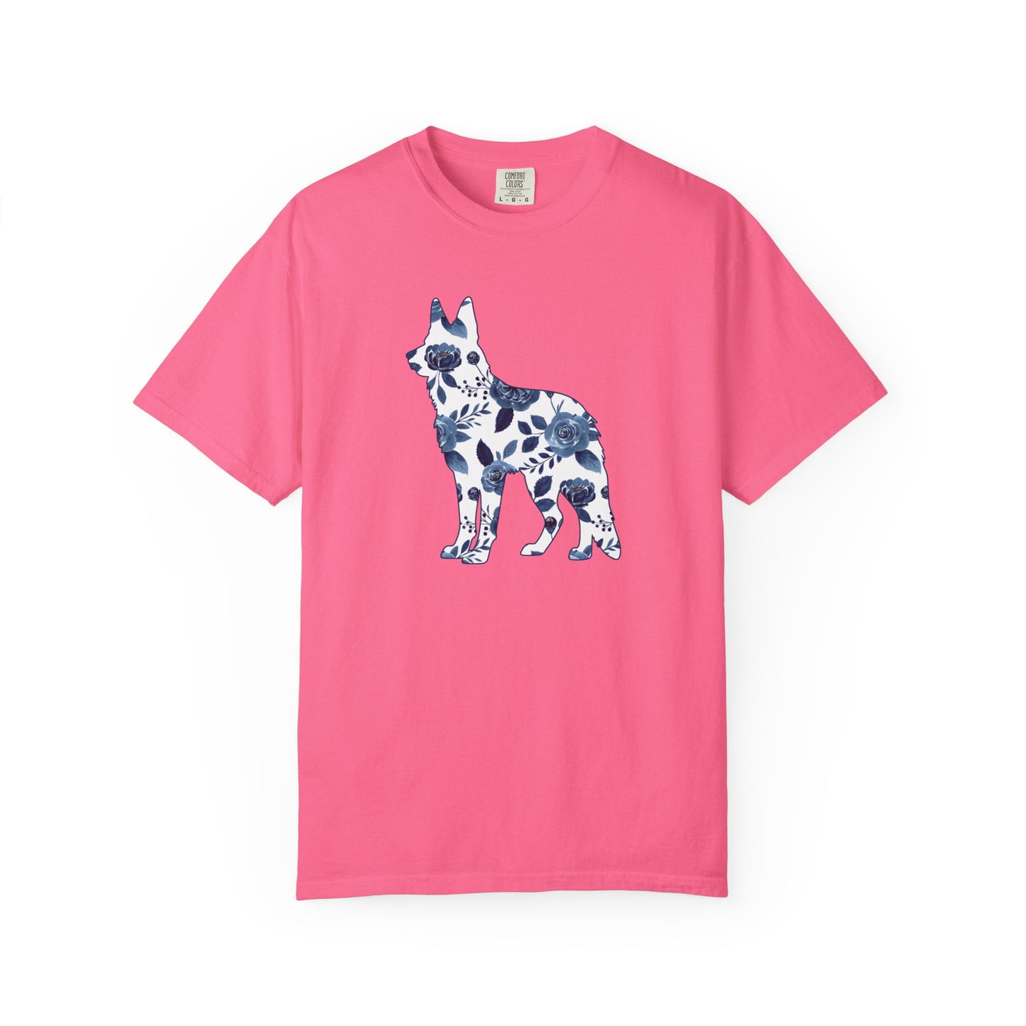 Floral German Shepherd Shirt