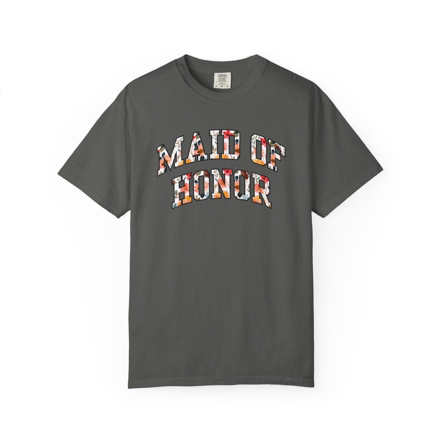 Floral Maid of Honor Shirt