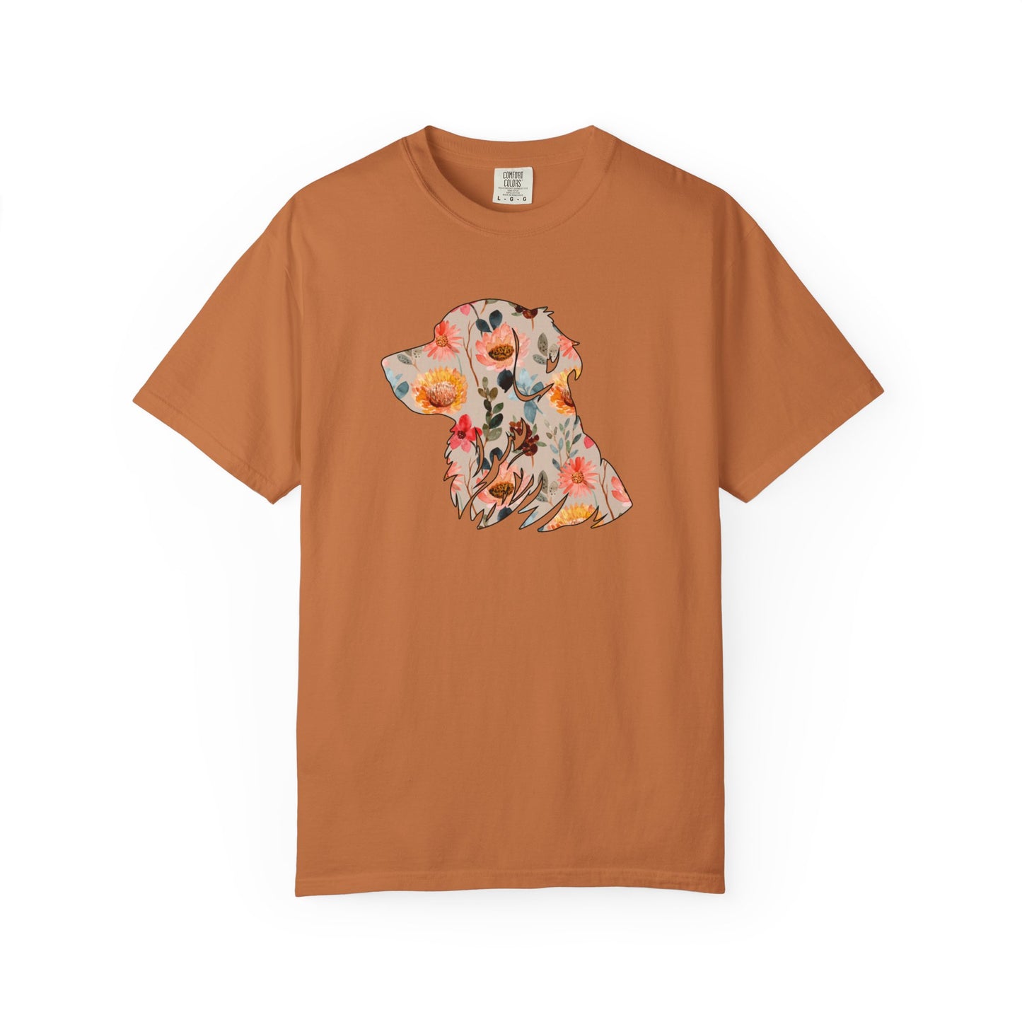 Floral Golden Retriever Shirt