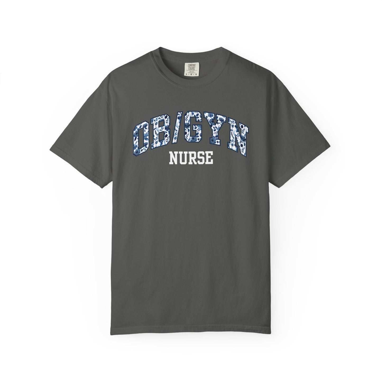 Floral OB/GYN Nurse Shirt