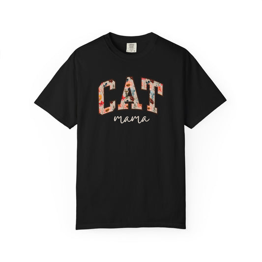 Floral Cat Mama Shirt