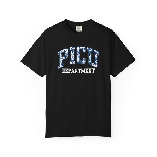 Floral PICU Department Shirt