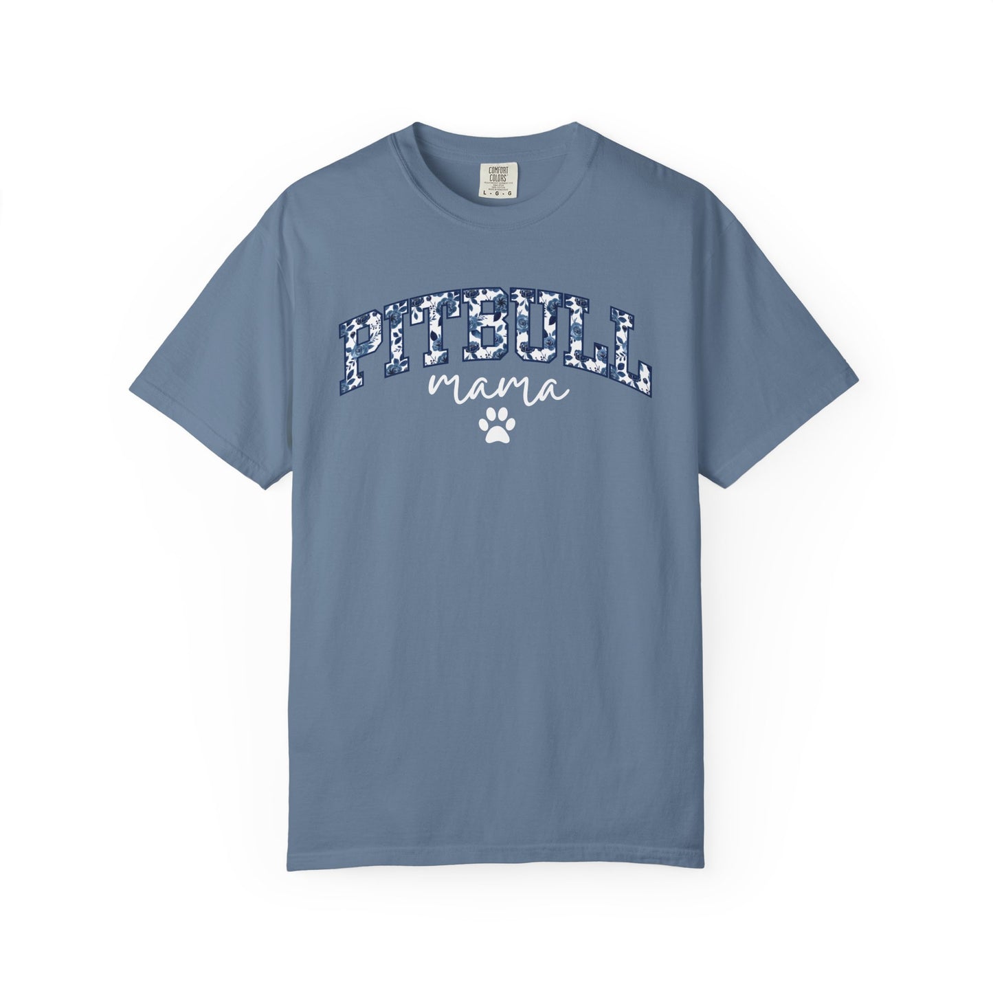 Floral Pitbull Mama Shirt