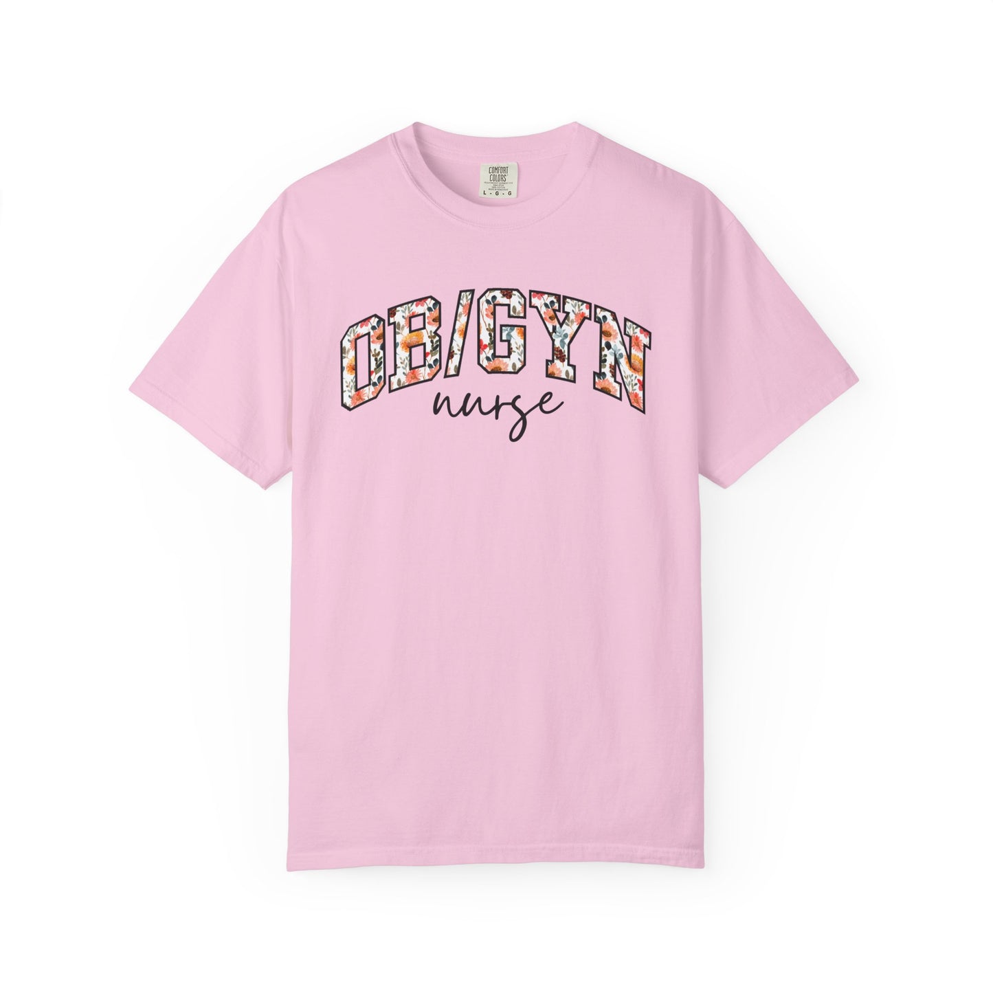 Floral OB/GYN Nurse Shirt