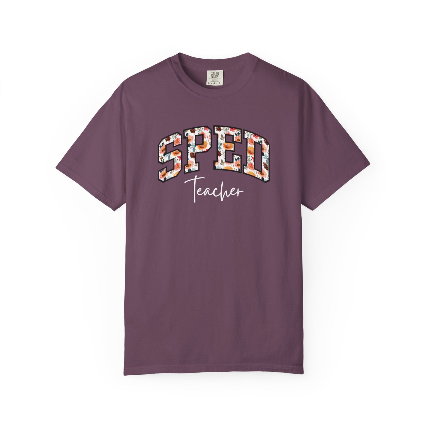 Floral SPED Teacher Shirt